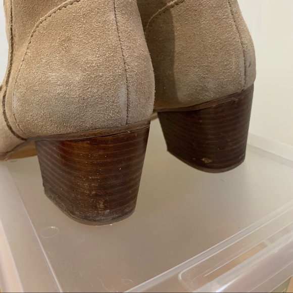 Aldo Taupe Faux Suede Boots - Picture 7 of 8